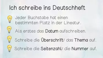 Vorschau - Arbeitsblätter - Hefteintrag üben - Seite 1