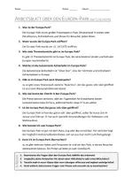 Vorschau - Arbeitsblätter - AB mit Fragen zum Thema "Europa-Park" + Lösungsblatt + Infografik - Seite 2