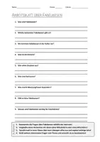 Vorschau - Arbeitsblätter - AB mit Fragen zum Thema "Fabelwesen" + Lösungsblatt + Mindmap + Infografik - Deckblatt