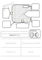 Vorschau - Mal- und Bastelvorlagen - Doodle zu Begriffen von Funktionen - Seite 3
