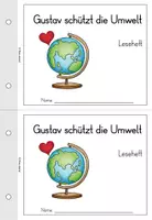 Vorschau - Arbeitsblätter - Leseheft sinnentnehmendes Lesen Earth Day - Gustav schützt die Umwelt - Klasse 2+3 - Seite 2