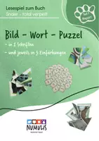 Vorschau - Spiele - Differenziertes Bild-Wort-Puzzel zu Snake total verpeilt | Gesamtpaket - Deckblatt
