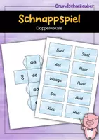 Vorschau - Spiele - Schnappspiel - Doppelvokale - Deckblatt