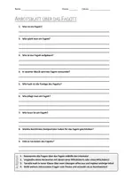 Vorschau - Arbeitsblätter - AB mit Fragen zum Thema "Fagott" + Lösungsblatt + Mindmap + Infografik - Deckblatt