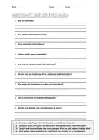 Vorschau - Arbeitsblätter - AB mit Fragen zum Thema "Faschismus" + Lösungsblatt + Mindmap + Infografik - Deckblatt
