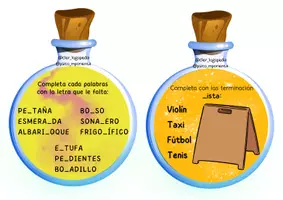 Vista previa - Hojas de trabajo - ACADEMIA HECHIZOS pdf COMPETENCIA LINGÜÍSTICA - página 2