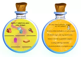 Vista previa - Hojas de trabajo - ACADEMIA HECHIZOS pdf COMPETENCIA LINGÜÍSTICA - página 3