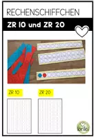 Vorschau - Mal- und Bastelvorlagen - Rechenschiff erstellen (R 10 und ZR20) - Deckblatt