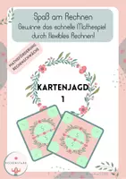 Vorschau - Stationenlernen - Kartenjagd 1 Mathespiel flexibles Rechnen für ZR 10 und ZR 20 (Mathematikförderung) - Deckblatt