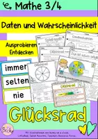 Vorschau - Arbeitsblätter - Glücksrad (Daten und Wahrscheinlichkeit) - Deckblatt