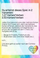 Vorschau - Spiele - Lesespiel Verben - Seite 1