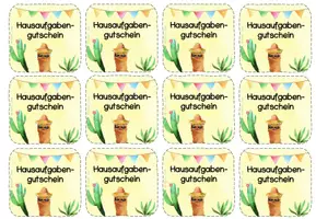 Vorschau - Bildkarten - Hausaufgabengutscheine Lamaklasse/Alpakaklasse - Seite 3