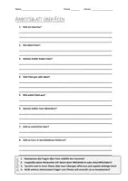 Vorschau - Arbeitsblätter - AB mit Fragen zum Thema "Fee" + Lösungsblatt - Deckblatt