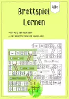 Vorschau - Mal- und Bastelvorlagen - Lerncoaching-Tool: Plauder-Brettspiel „Mein Lernverhalten & Erfolgsstrategien“ - Vertretungsstunden - Deckblatt
