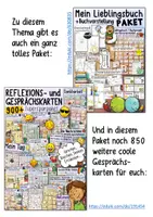 Vorschau - Aufgabenkarten - Buchvorstellung / Lieblingsbuch: 50 Reflexions- & Gesprächskarten - Seite 1