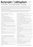 Vorschau - Aufgabenkarten - Buchvorstellung / Lieblingsbuch: 50 Reflexions- & Gesprächskarten - Seite 2