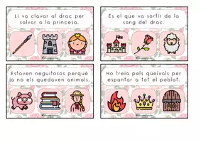 Vista previa - Tarjetas / Manipulativos - Comprensió 1r de primària - página 3