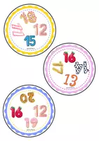 Vorschau - Spiele - Matching pairs: numbers 11-20 - Seite 1