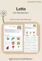 Vorschau - Arbeitsblätter - Lotto-Frühling - Deckblatt