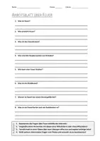 Vorschau - Arbeitsblätter - AB mit Fragen zum Thema "Feuer" + Lösungsblatt + Infografik - Deckblatt