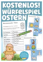 Vorschau - Spiele - Ostern Würfelspiel DAZ Deutsch Grundschule kostenlos - Deckblatt