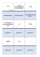 Vorschau - Spiele - Zehnerpotenz - Kleine Zahlen - Ich habe... Wer hat? - Kopfrechnen - Lesespiel - Deckblatt