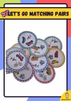 Vorschau - Spiele - Let's go matching pairs: transports and vehicles - Deckblatt