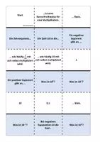 Vorschau - Spiele - Zehnerpotenz - positiver & negativer Exponent - Ich habe... Wer hat? - Kopfrechnen - Lesespiel - Deckblatt