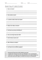 Vorschau - Arbeitsblätter - AB mit Fragen zum Thema "Fjord" + Lösungsblatt + Infografik - Deckblatt