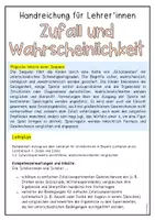 Vorschau - Stundenentwürfe - Wahrscheinlichkeit (Zufall) Einstieg mit Angelspiel - Seite 3
