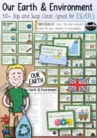 Vorschau - Bildkarten - Our Earth and the Environment - 50 Stop and Swap Cards #timeforclimateaction - Deckblatt