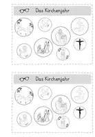 Vorschau - Arbeitsblätter - Kirchenjahr: Arbeitsblätter (Klasse 4) - Seite 1