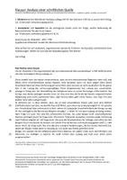 Vorschau - Klassenarbeiten - Klausur Französische Revolution Menschenrechte (inkl. Lösung) - Seite 1