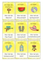 Vorschau - Bildkarten - Ich habe... Wer hat...? Sommerwörter - Seite 3