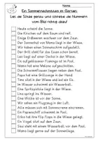 Vorschau - Arbeitsblätter - Wimmelbild Sommer, lesen, zuordnen und ausmalen, digitales Tafelbild - Seite 2