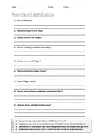 Vorschau - Arbeitsblätter - AB mit Fragen zum Thema "Fliegen" + Lösungsblatt + Infografik - Deckblatt