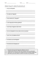 Vorschau - Arbeitsblätter - Lernplakat + AB mit Fragen zum Thema "Fliegenpilz" + Lösungsblatt + Infografik - Seite 1