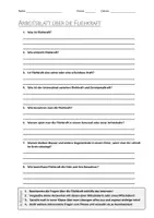 Vorschau - Arbeitsblätter - AB mit Fragen zum Thema "Fliehkraft" + Lösungsblatt - Mindmap + Infografik - Deckblatt