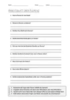 Vorschau - Arbeitsblätter - AB mit Fragen zum Thema "Florenz" + Lösungsblatt - Deckblatt
