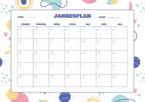 Vorschau - Arbeitsblätter - Planner -Stundenplan, Monatsplan, Jahresplan usw. - Seite 2