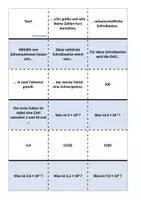 Vorschau - Spiele - Zehnerpotenz - wissenschaftliche Schreibweise - Ich habe... Wer hat? - Kopfrechnen - Lesespiel - Deckblatt
