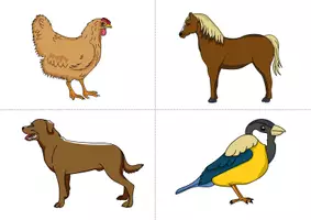 Vorschau - Spiele - Sprachförderung Kindergarten - Teppichspiel Tiere - Sprachförderungsspiel im Morgenkreis - Seite 2