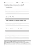 Vorschau - Arbeitsblätter - AB mit Fragen zum Thema "Gorch Fock" (Schiff) + Lösungsblatt + Infografik - Deckblatt
