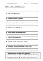 Vorschau - Arbeitsblätter - AB mit Fragen zum Thema "Fondue" + Lösungsblatt + Mindmap + Infografik - Deckblatt