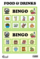 Vista previa - Juegos / Gamificación - Food - Colour Bingo - 50 Words + Interactive Wheel - página 2