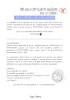 Vista previa - Hojas de trabajo - ANSIEDAD ANTE LOS EXÁMENES. TÉCNICAS PARA MANEJARLA - página 1