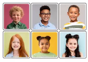 Aperçu - Jeux - The children – a pack on describing people (with photos !) - Page 1