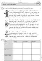 Vorschau - Arbeitsblätter - Lernzielkontrolle Lesen Klasse 3/4 - Seite 2
