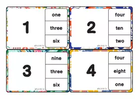 Aperçu - Apprentissages en autonomie - Numbers 1 to 100 - Cartes à pince - The British Fox - Page 1