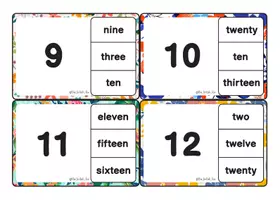 Aperçu - Apprentissages en autonomie - Numbers 1 to 100 - Cartes à pince - The British Fox - Page 3